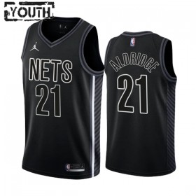 Dres Brooklyn Nets Lamarcus Aldridge 21 2022-23 Statement Edition Crno Swingman - Dječji